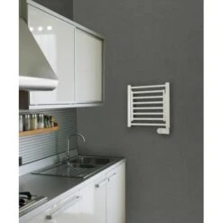 Ximax Elektrischer Handtuchwärmer Puck Inkl. Klappelement 47x50 Cm 150 Watt Weiß