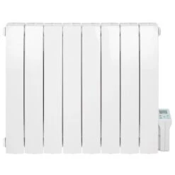 Ximax Elektrischer Heizkörper Kale Gebogen Aluminium 57x64 Cm 1500 Watt Weiß