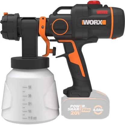 Worx Farbsprühgerät WX020.9 20 V Ohne Akku Und Ladegerät 2 Worx Farbsprühgerät WX020.9 20 V Ohne Akku Und Ladegerät – Bild 2