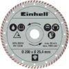 Einhell Diamanttrennscheibe 200 Mm X 25,4 Mm Turbo