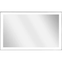 Vasner Spiegel-Infrarotheizung Zipris S LED 400 W Mit Licht Und Chrom-Rahmen