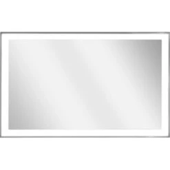 Vasner Spiegel-Infrarotheizung Zipris S LED 400 W Mit Licht Und Titan-Rahmen