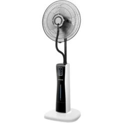 Vasner Stand-Ventilator Cooly Mit Sprühnebel Und Fernbedienung Weiß-Schwarz