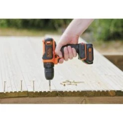 Black & Decker Black+Decker 10,8 V Akku-Bohrschrauber BDCDD12KB Inkl. 1,5 Ah Akkus Mit Koffer -Werkzeug Verkaufsgeschäft 200830 2012 10