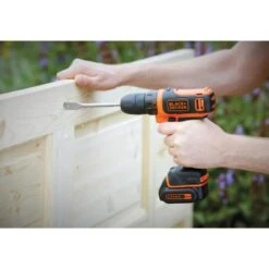 Black & Decker Black+Decker 10,8 V Akku-Bohrschrauber BDCDD12KB Inkl. 1,5 Ah Akkus Mit Koffer -Werkzeug Verkaufsgeschäft 200830 2012 14