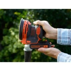 Black & Decker Black+Decker Akku-Exzenterschleifer BDCROS18 18 V / 1,5 Ah -Werkzeug Verkaufsgeschäft 246630 2012 9 BDCROS18 F1