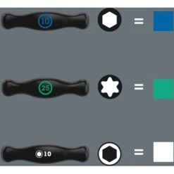 Wera Schraubendrehersatz Quergriff Hex-Plus Mit Haltefunktion 7-teilig -Werkzeug Verkaufsgeschäft 370550 2110 11