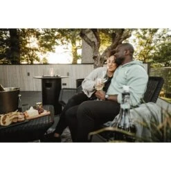 Enders Gas-Terrassenfeuer Nova Ø 36 Cm X 88 Cm Schwarz -Werkzeug Verkaufsgeschäft 4000591006906 3795 A 03