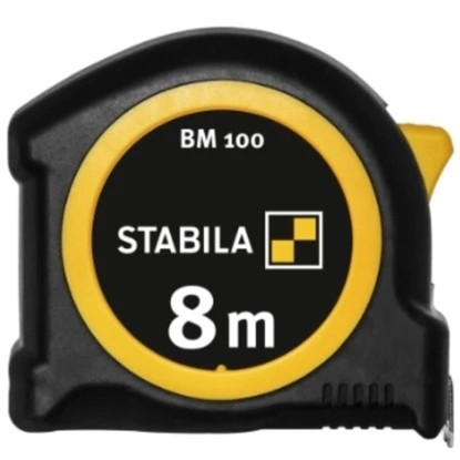 Stabila Taschenbandmaß 8 M BM 100Metrische Skala 1 Stabila Taschenbandmaß 8 M BM 100Metrische Skala