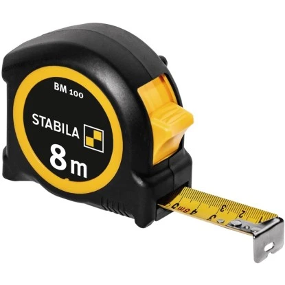 Stabila Taschenbandmaß 8 M BM 100Metrische Skala 3 Stabila Taschenbandmaß 8 M BM 100Metrische Skala – Bild 3