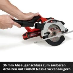 Einhell Power X-Change Akku-Handkreissäge TE-CS 18/165-1 Li Solo -Werkzeug Verkaufsgeschäft 4006825647556 2171 10