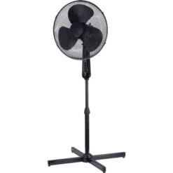 Standventilator Schwarz Ø 40 Cm X 120 Cm