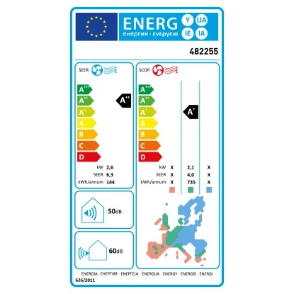 Split-Klimagerät EEK: A++ SKG 9000-48 QC 2 Split-Klimagerät EEK: A++ SKG 9000-48 QC – Bild 2
