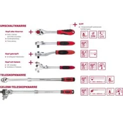 Gedore Umschaltknarre R60000027 12,5 Mm (1/2") R60000027 -Werkzeug Verkaufsgeschäft 410 2100 umschaltknarre 03
