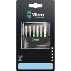 Wera Bit-Set Bit-Check 6 Stainless 1 6-teilig