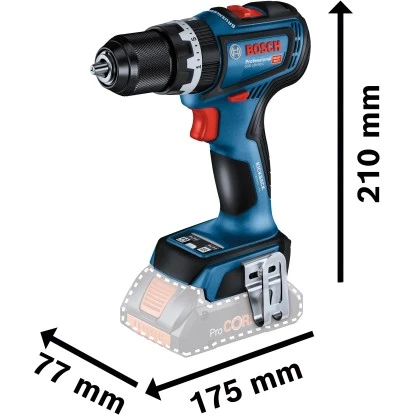 Bosch Professional 18 V Akku-Schlagbohrschrauber GSB 18V-90 C Solo 2 Bosch Professional 18 V Akku-Schlagbohrschrauber GSB 18V-90 C Solo – Bild 2