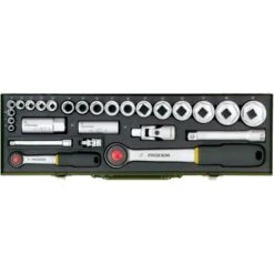 Proxxon Steckschlüsselsatz 1/2" Und 1/4" 27-teilig