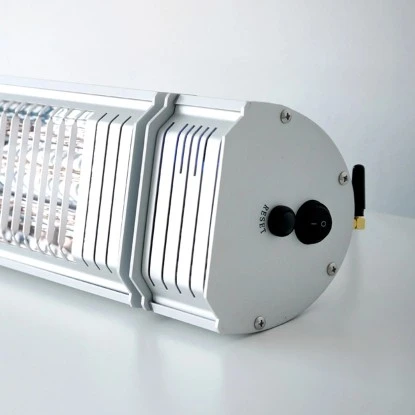 Vasner Infrarot-Heizstrahler Appino 20 Aluminium 2.000 W Silber 3 Vasner Infrarot-Heizstrahler Appino 20 Aluminium 2.000 W Silber – Bild 3