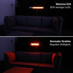 VASNER SlimLine X20 Infrarot-Heizstrahler 2000 Watt Mit Fernbedienung Schwarz -Werkzeug Verkaufsgeschäft 752916 4832 ECMVSLX20B 10