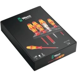 Wera Schraubendreher-Set 160 I Kraftform Plus 100 VDE 7-teilig -Werkzeug Verkaufsgeschäft 754001 00