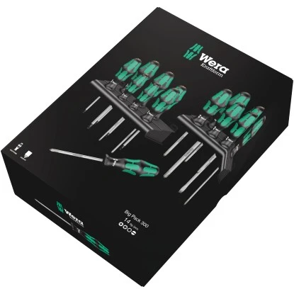 Wera Schraubendreher-Set 300 Kraftform Big Pack 14-teilig 10 Wera Schraubendreher-Set 300 Kraftform Big Pack 14-teilig – Bild 10