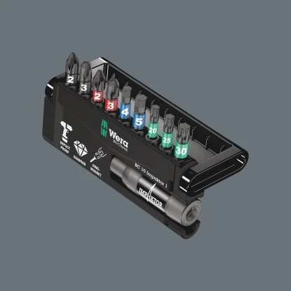 Wera Bit-Set Bit-Check 10 Impaktor 1 SB Aufstellbar 10-teilig 2 Wera Bit-Set Bit-Check 10 Impaktor 1 SB Aufstellbar 10-teilig – Bild 2