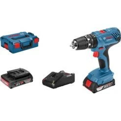 Bosch Professional Akku-Schlagbohrschrauber GSB 18 V-21 Inkl. 2 Akkus & L-Boxx