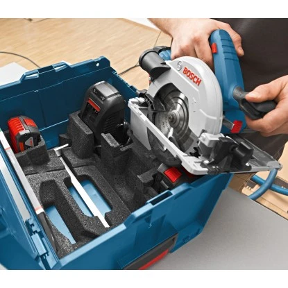 Bosch Professional Akku-Kreissäge GKS 18 V-57 G Solo Mit Kreissägeblatt & L-Boxx 8 Bosch Professional Akku-Kreissäge GKS 18 V-57 G Solo Mit Kreissägeblatt & L-Boxx – Bild 8