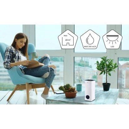 Suntec Ultraschall-Luftbefeuchter "Monsun 2500 Moodlight" Für Bis Zu 60m³ 6 Suntec Ultraschall-Luftbefeuchter "Monsun 2500 Moodlight" Für Bis Zu 60m³ – Bild 6