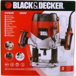 Black & Decker Black+Decker Oberfräse 1.200 W KW900E -Werkzeug Verkaufsgeschäft 9510876 picture 1 1