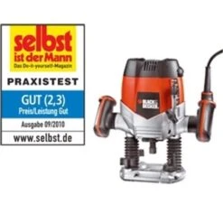 Black & Decker Black+Decker Oberfräse 1.200 W KW900E -Werkzeug Verkaufsgeschäft 9510876 picture 1