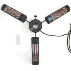 Vasner Schirm-Heizstrahler Umbrella X30 3 Stk. Für Stangen-Ø 40 - 80 Mm Schwarz -Werkzeug Verkaufsgeschäft 955429 4832 9