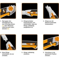Fiskars Abbrechklingenmesser CarbonMax18 Mm -Werkzeug Verkaufsgeschäft 995720 4905 05