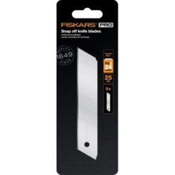 Fiskars Ersatzklingen CarbonMaxfür Abbrechklingenmesser 25 Mm 5 Stk. -Werkzeug Verkaufsgeschäft 995736 4905 03