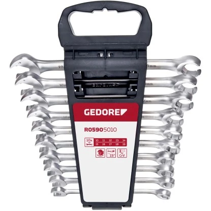 Gedore Ringratschenmaulschlüssel R05905010 10 Mm - 19 Mm 10-teilig 3 Gedore Ringratschenmaulschlüssel R05905010 10 Mm - 19 Mm 10-teilig – Bild 3