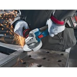 Bosch Professional Akku-Winkelschleifer GWS 18-125 V-LI Inkl. 2 Akkus & L-Boxx -Werkzeug Verkaufsgeschäft inkelschleifer gws 18125 2