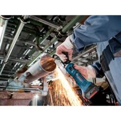 Bosch Professional Akku-Winkelschleifer GWS 18-125 V-LI Inkl. 2 Akkus & L-Boxx -Werkzeug Verkaufsgeschäft inkelschleifer gws 18125 5