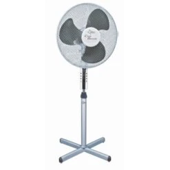 Suntec Standventilator CoolBreeze 4000 Mit Schwenkfunktion Chrom-Weiß